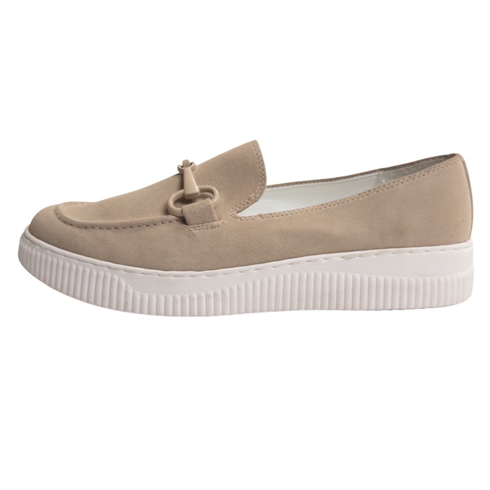 Söfft Women's‎ Loafers Size 10M Taupe Suede Platform Slip On SF0098100